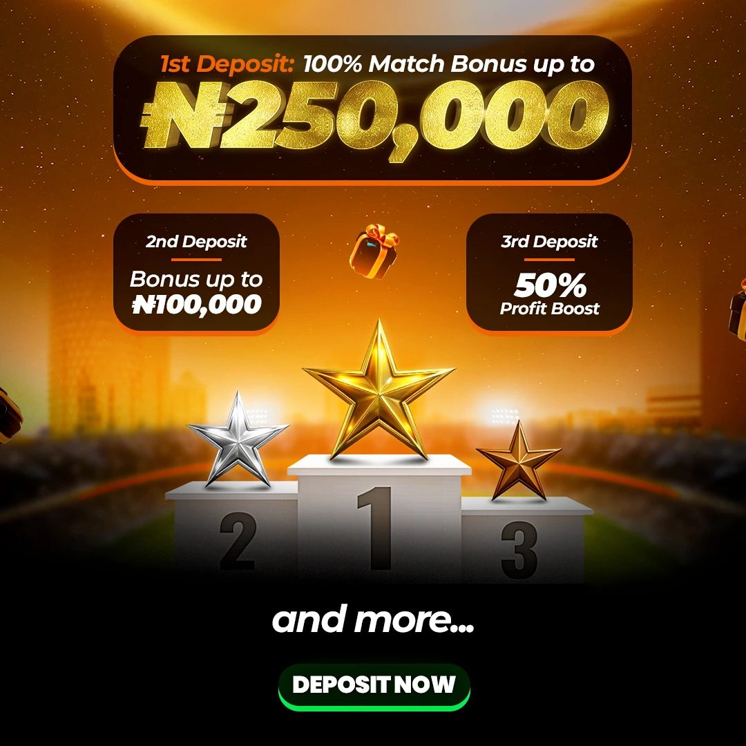 100% Deposit bonus package